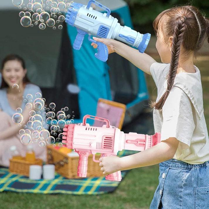 BAZOOKA DE BURBUJAS ROSADA