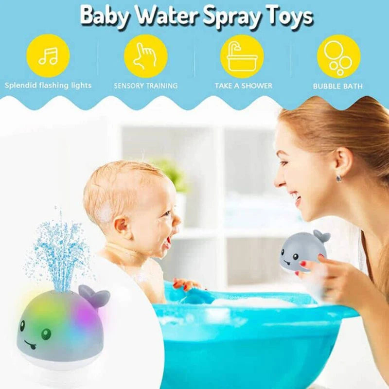 JUGUETE DE BAÑO PARA BEBES CON ASPERSOR AUTOMATICO