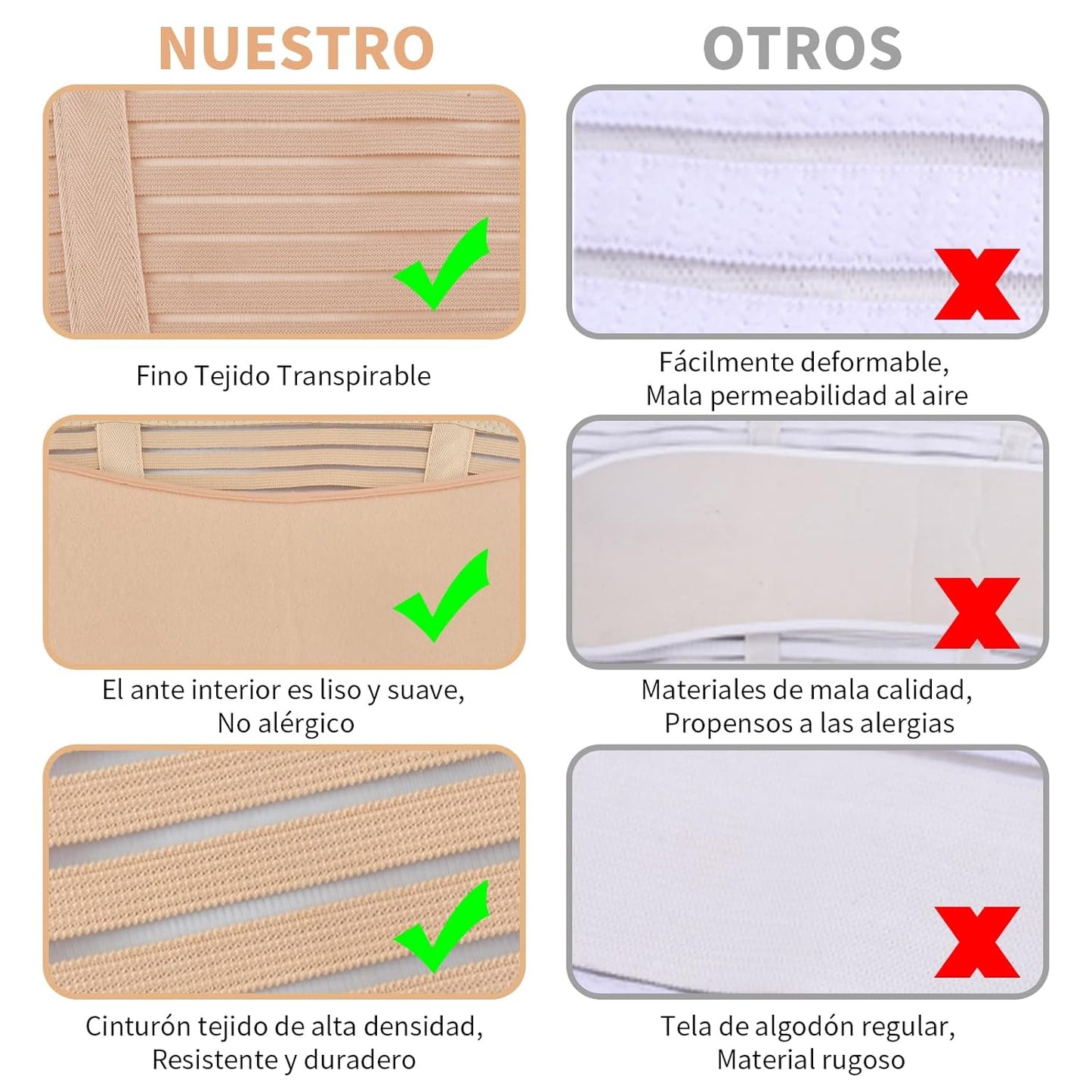 CORRECTOR DE MATERNIDAD APOYA LA ESPALDA