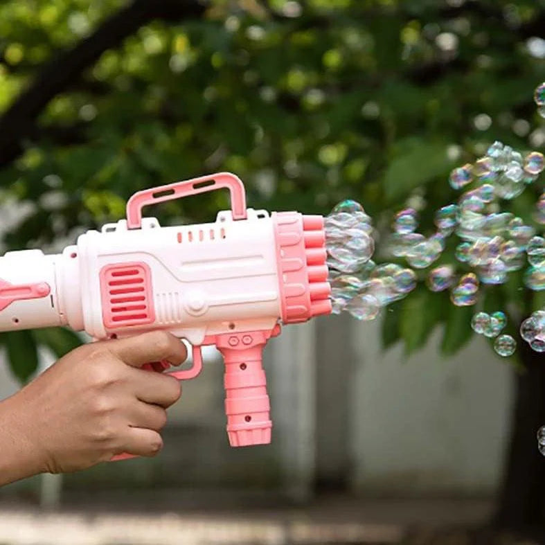BAZOOKA DE BURBUJAS ROSADA